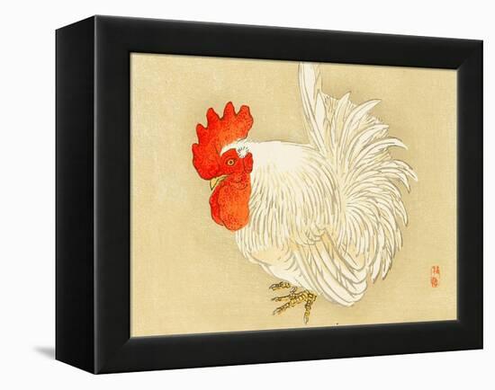 Bairei Gadan - Rooster-Bairei Kono-Framed Premier Image Canvas