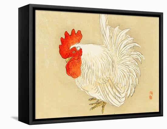 Bairei Gadan - Rooster-Bairei Kono-Framed Premier Image Canvas