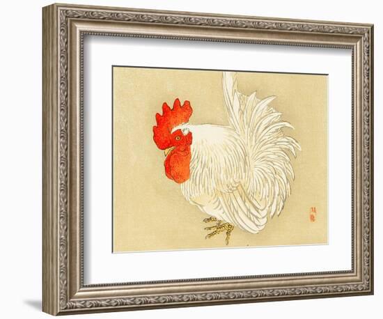 Bairei Gadan - Rooster-Bairei Kono-Framed Giclee Print