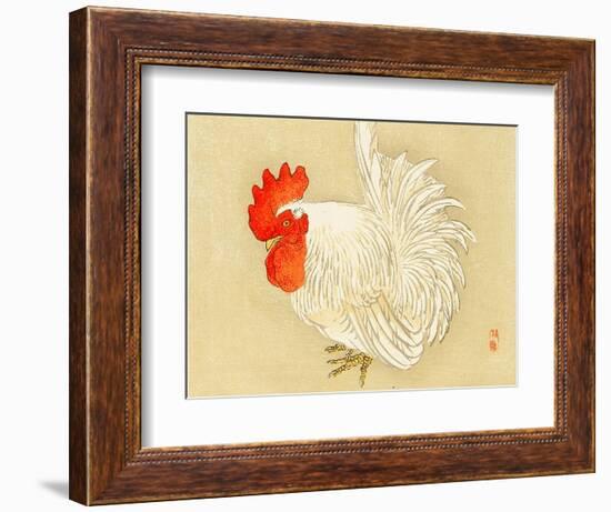 Bairei Gadan - Rooster-Bairei Kono-Framed Giclee Print