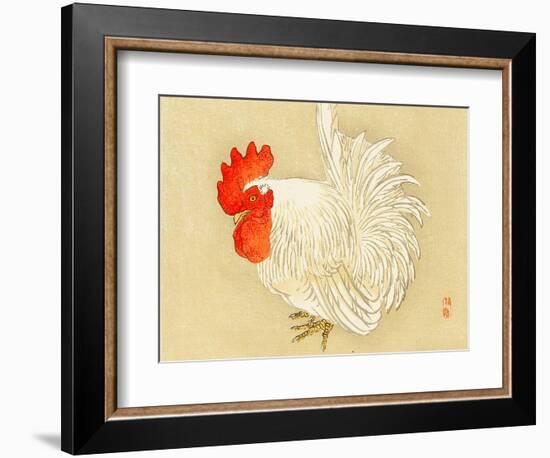 Bairei Gadan - Rooster-Bairei Kono-Framed Giclee Print