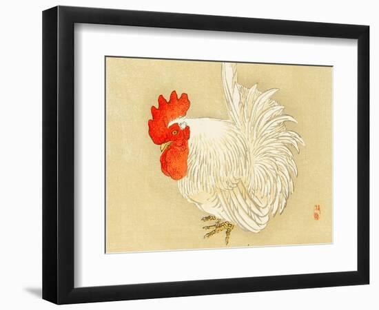 Bairei Gadan - Rooster-Bairei Kono-Framed Giclee Print