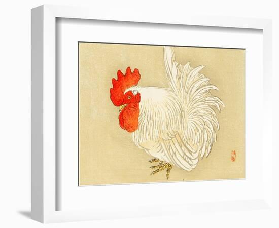 Bairei Gadan - Rooster-Bairei Kono-Framed Giclee Print