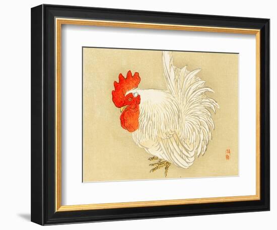 Bairei Gadan - Rooster-Bairei Kono-Framed Giclee Print