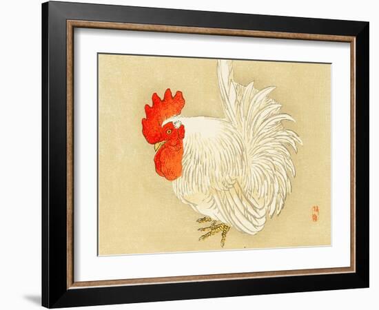 Bairei Gadan - Rooster-Bairei Kono-Framed Giclee Print