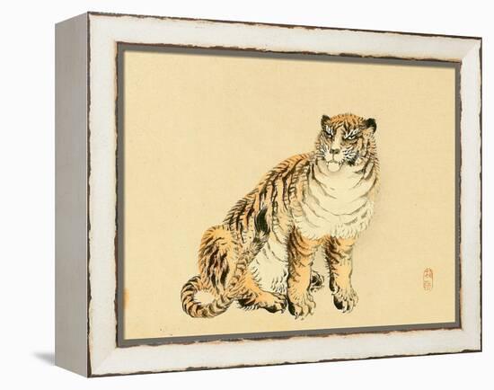 Bairei Gadan - Tiger-Bairei Kono-Framed Premier Image Canvas