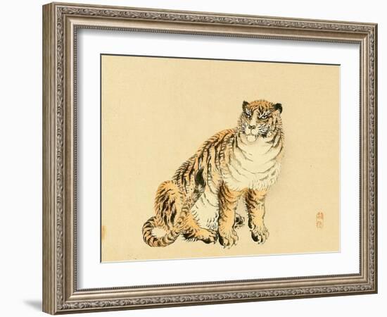 Bairei Gadan - Tiger-Bairei Kono-Framed Giclee Print