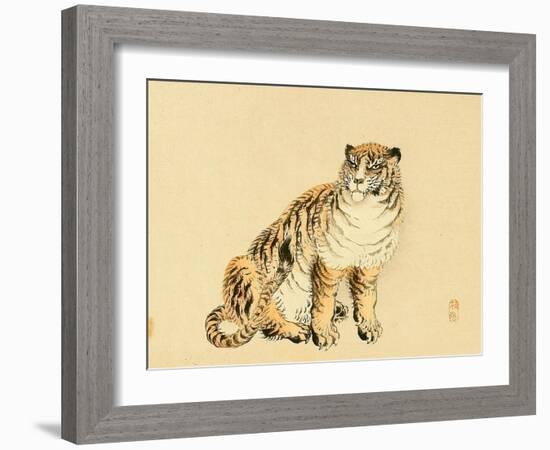 Bairei Gadan - Tiger-Bairei Kono-Framed Giclee Print