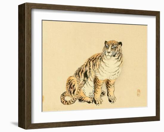 Bairei Gadan - Tiger-Bairei Kono-Framed Giclee Print