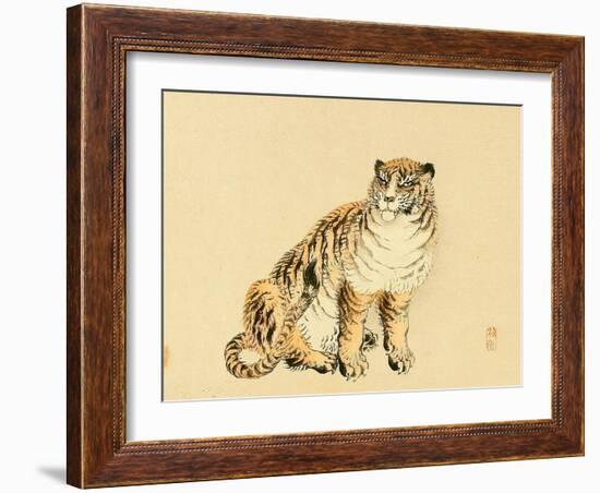 Bairei Gadan - Tiger-Bairei Kono-Framed Giclee Print