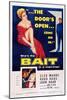 Bait, Top from Left: Cleo Moore, John Agar, Bottom Right: Cleo Moore, 1954-null-Mounted Art Print