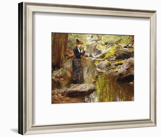 Baiting the Line-Francis Coates Jones-Framed Giclee Print