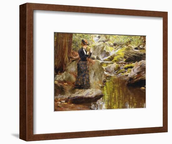 Baiting the Line-Francis Coates Jones-Framed Giclee Print