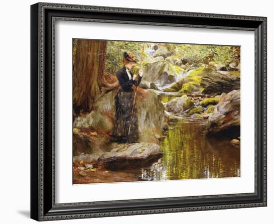 Baiting the Line-Francis Coates Jones-Framed Giclee Print