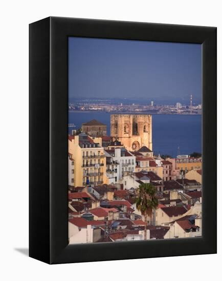 Baixa Distric and Se, Lisbon, Portugal-Michele Falzone-Framed Premier Image Canvas