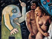 Adam and Eve-Baj Enrico-Laminated Giclee Print