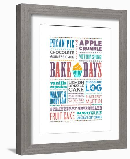 Bake Days-Moha London-Framed Giclee Print
