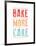 Bake More Cake-Moha London-Framed Premium Giclee Print