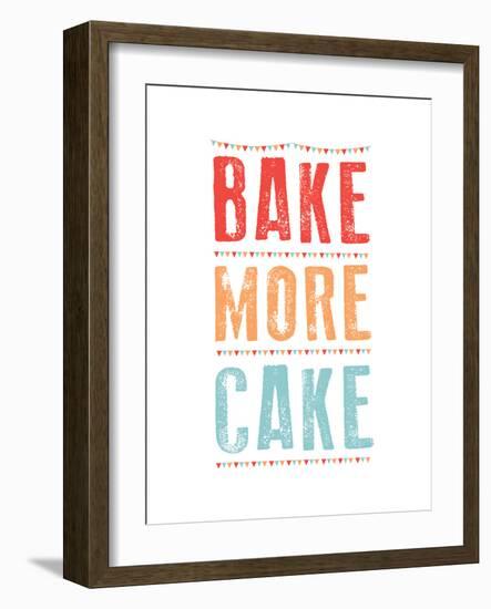 Bake More Cake-Moha London-Framed Giclee Print