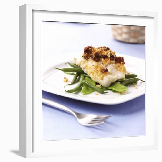 Baked Cod on Beans-Frank Wieder-Framed Photographic Print