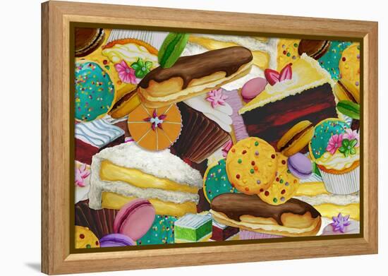 Baked Goodies Collage 2-Megan Aroon Duncanson-Framed Premier Image Canvas