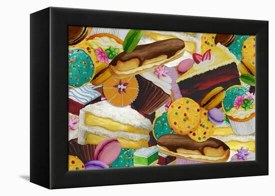 Baked Goodies Collage 2-Megan Aroon Duncanson-Framed Premier Image Canvas