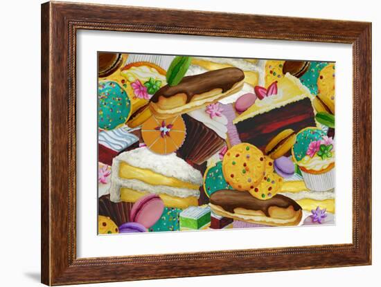 Baked Goodies Collage 2-Megan Aroon Duncanson-Framed Giclee Print