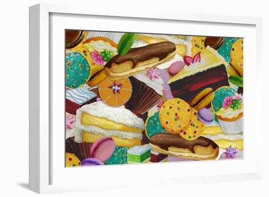 Baked Goodies Collage 2-Megan Aroon Duncanson-Framed Giclee Print