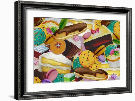 Baked Goodies Collage 2-Megan Aroon Duncanson-Framed Giclee Print