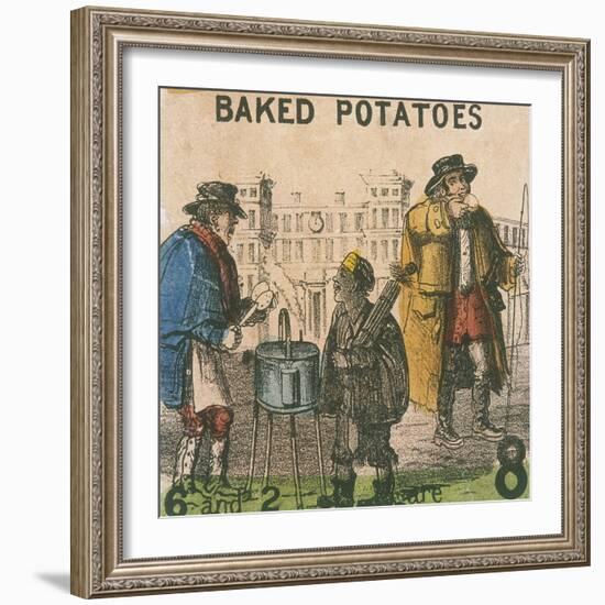 Baked Potatoes, Cries of London, C1840-TH Jones-Framed Giclee Print