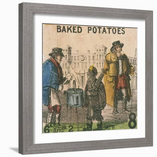 Baked Potatoes, Cries of London, C1840-TH Jones-Framed Giclee Print