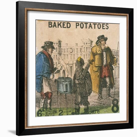 Baked Potatoes, Cries of London, C1840-TH Jones-Framed Giclee Print