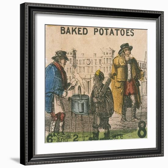 Baked Potatoes, Cries of London, C1840-TH Jones-Framed Giclee Print