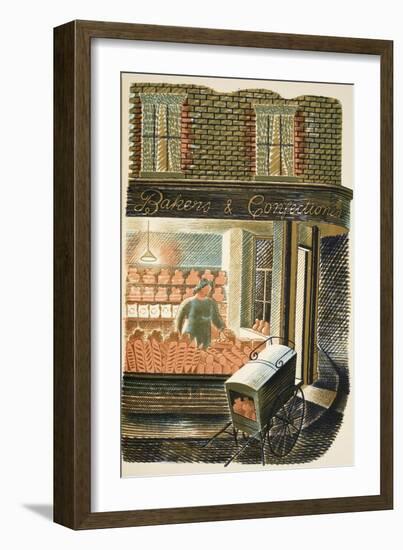 Baker and Confectioner-Eric Ravilious-Framed Giclee Print