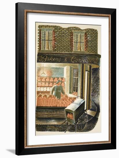 Baker and Confectioner-Eric Ravilious-Framed Giclee Print