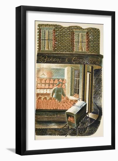 Baker and Confectioner-Eric Ravilious-Framed Giclee Print