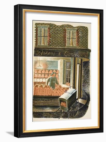 Baker and Confectioner-Eric Ravilious-Framed Giclee Print