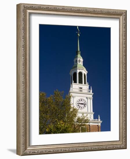 Baker Hall on the Dartmouth College Green in Hanover, New Hampshire, USA-Jerry & Marcy Monkman-Framed Photographic Print