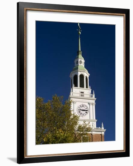 Baker Hall on the Dartmouth College Green in Hanover, New Hampshire, USA-Jerry & Marcy Monkman-Framed Photographic Print