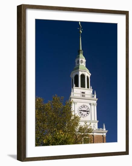 Baker Hall on the Dartmouth College Green in Hanover, New Hampshire, USA-Jerry & Marcy Monkman-Framed Photographic Print