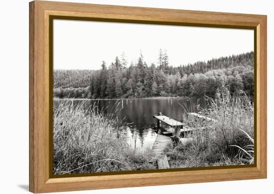 Baker Lake Dock-Dana Styber-Framed Premier Image Canvas