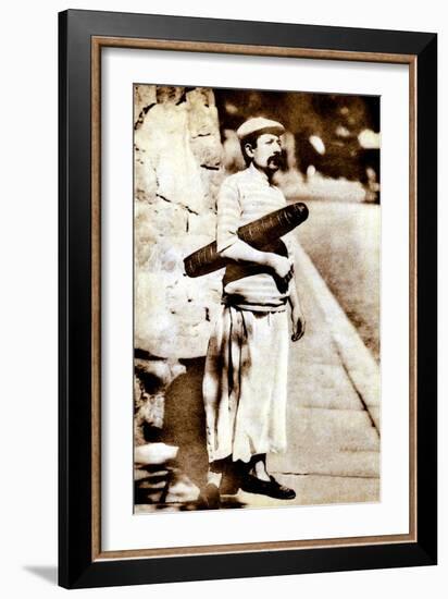 Baker, Man of the Night, Paris, 1900-null-Framed Photographic Print