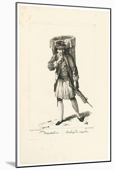 Baker of Craquelins, 1775-Johann Christian Brand-Mounted Giclee Print