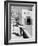 Baker's Apprentice Carrying a Large Tray of Bread Dough-Alfred Eisenstaedt-Framed Photographic Print
