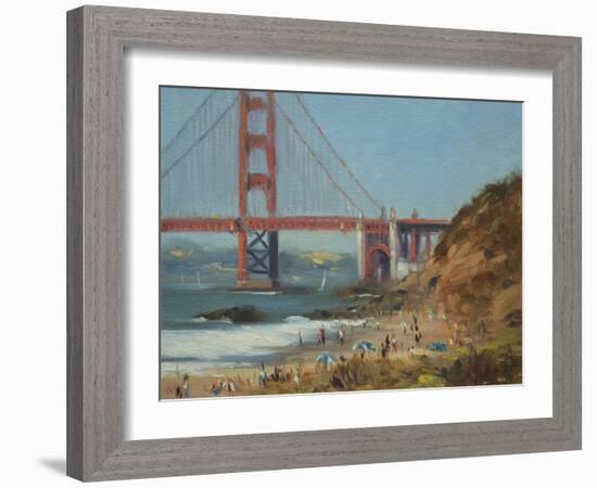 Baker's Beach-Chuck Larivey-Framed Art Print