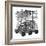 Baker's Double Rack Truck-null-Framed Art Print