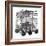 Baker's Double Rack Truck-null-Framed Art Print