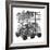 Baker's Double Rack Truck-null-Framed Art Print