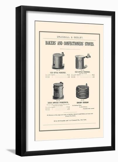 Bakers and Confectioner's Stoves-null-Framed Premium Giclee Print