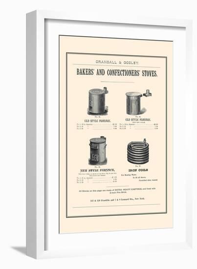 Bakers and Confectioner's Stoves-null-Framed Premium Giclee Print